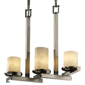 Clouds Dakota Zig Zag Chandelier by Justice Design Group - Starlight Lighting USA and Canada
